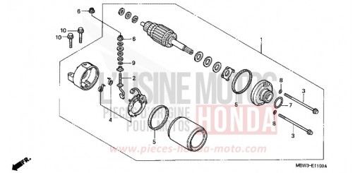 STARTING MOTOR CBR600FS2 de 2002